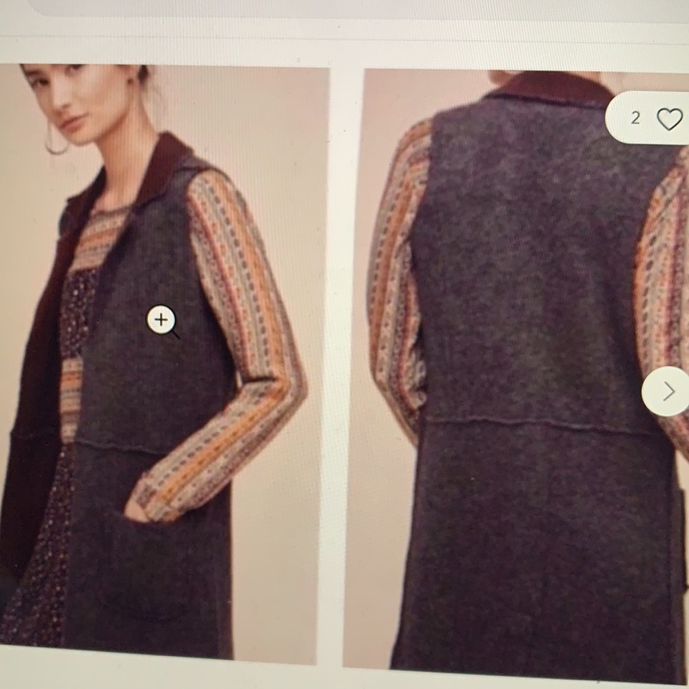 MOTH Wool Duster Vest